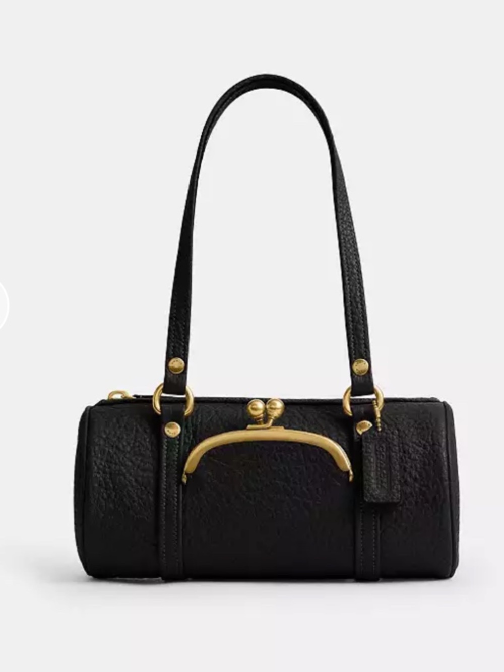 Authentic Coach Kisslock Barrel Bag 28